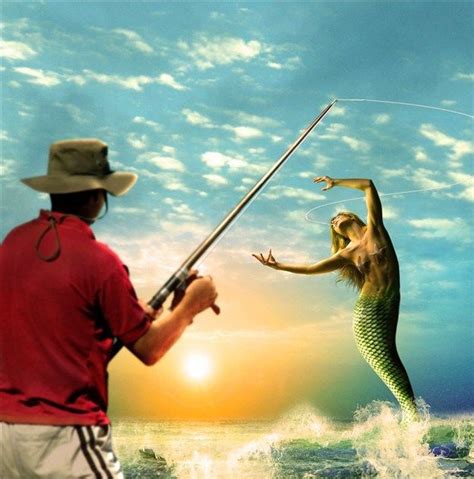 Fishing For A Hot Mermaid .